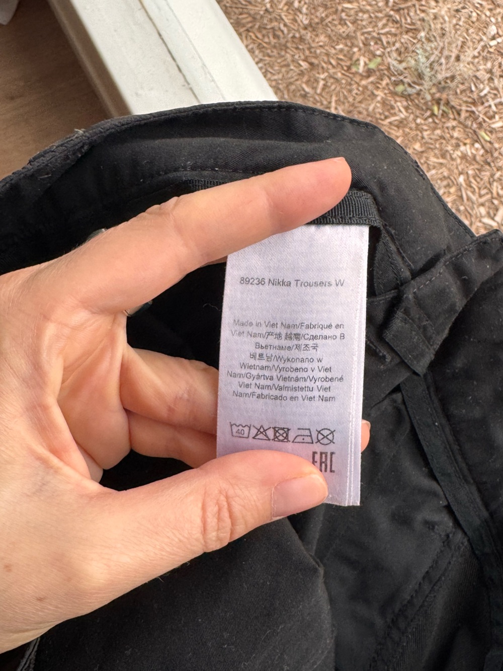 Fjallraven Women’s Nikka Trousers Curved - Picture 7 of 7